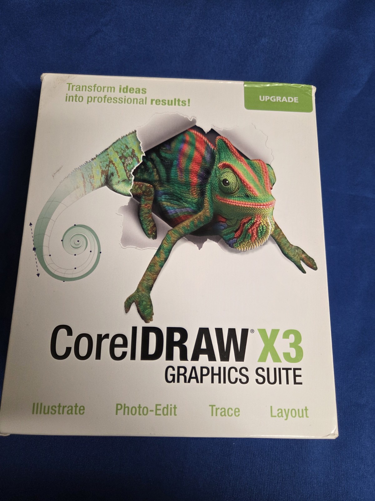 Vintage Corel Draw X3 Graphics Suite 4 CD-ROM NEW