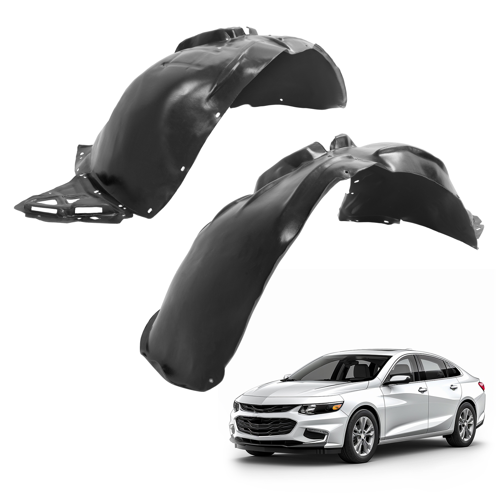 Front Right and Left Side Fender Liner For Toyota Camry 2012 2013 2014