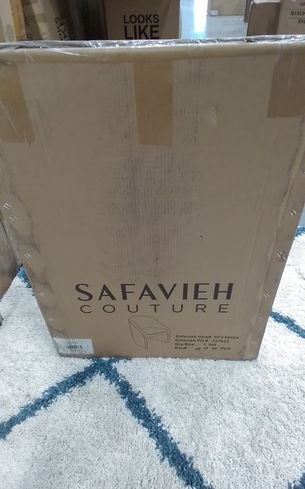 Safavieh KAGAN CHENILLE DINING CHAIR, Reduced Price 2172750845 SFV4856A