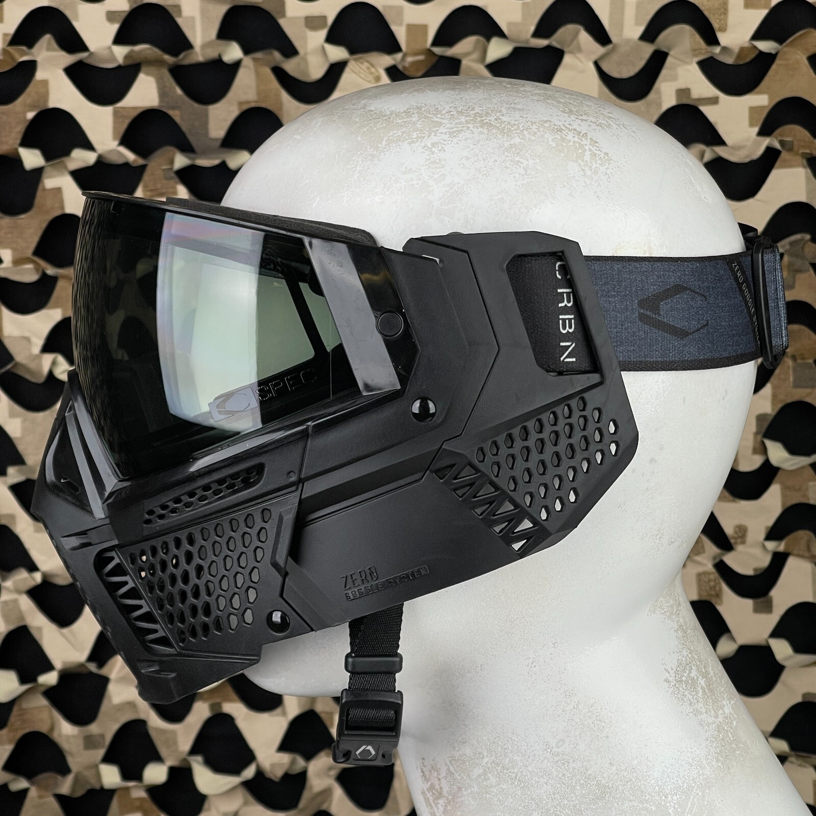 NEW Carbon CRBN Zero Pro Paintball Mask - Black- Highlight - Grey - Clear