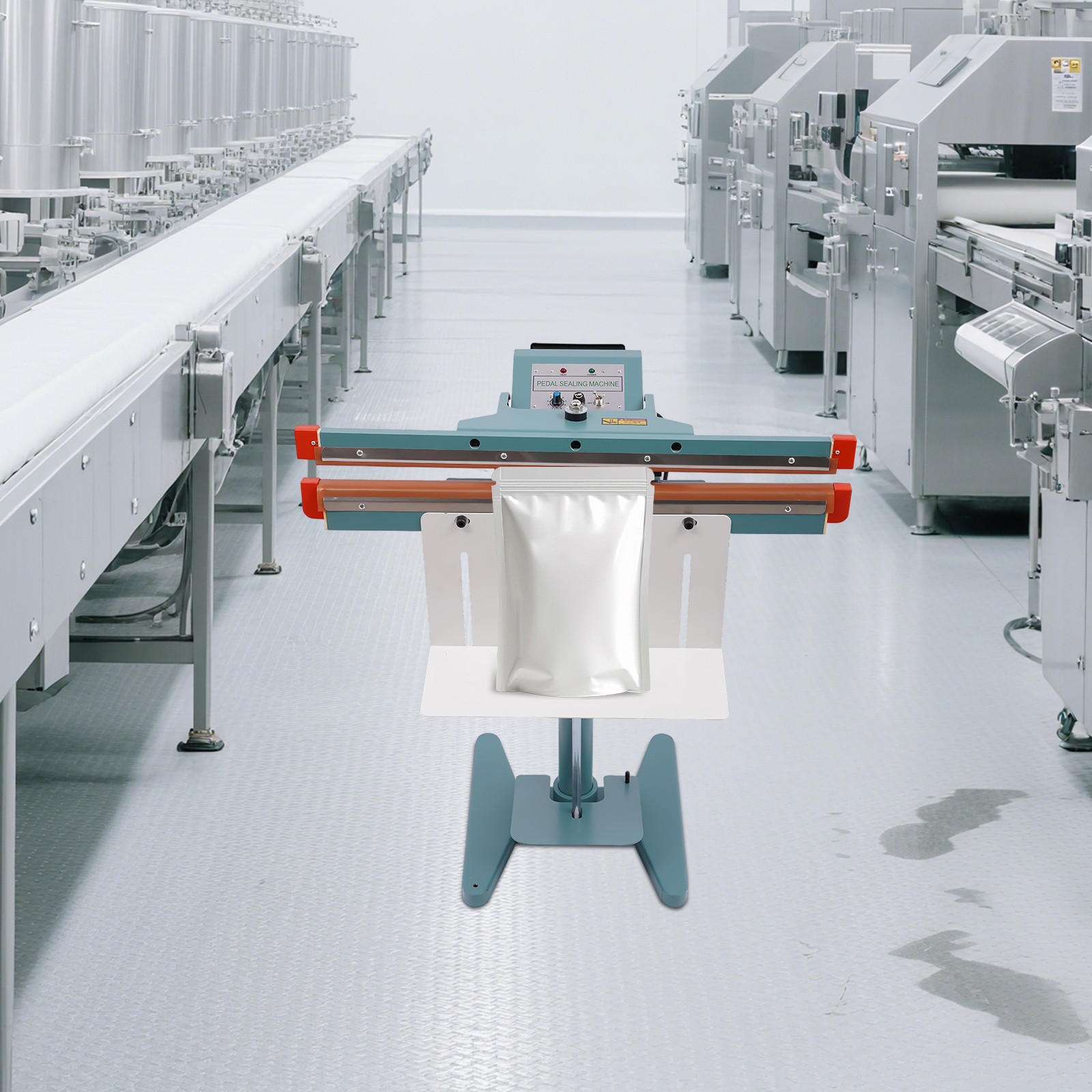 Foot Impulse Sealing Machine 35-100cm Heat Bag Sealer Packaging Sealing Machine~