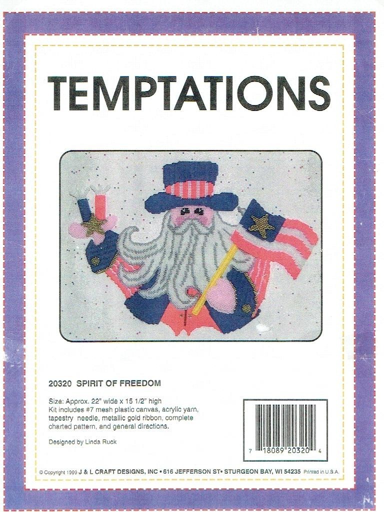 SPIRIT OF FREEDOM WALL HANGING   plastic canvas  PATTERN (#TF0620)