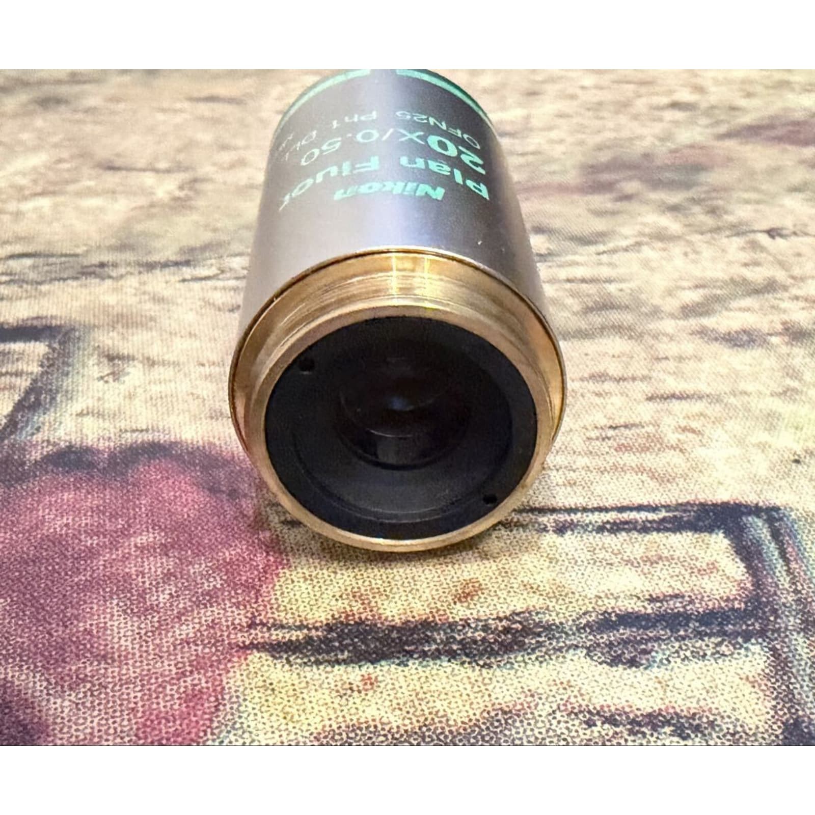 Nikon Plan Fluor 20X/0.50 Microscope Objective Lens Used Japan