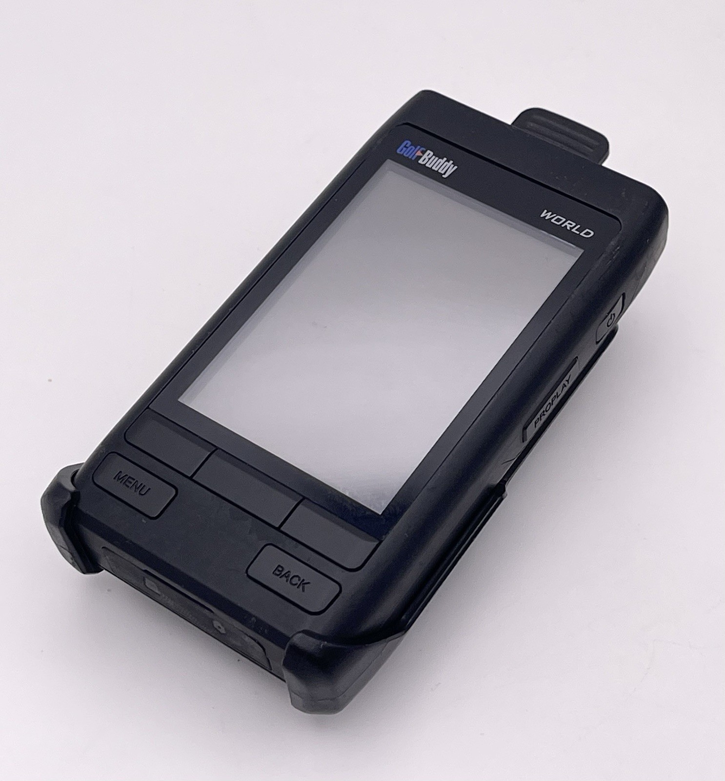 Golf Buddy World DSC-GB400 GPS Rangefinder Unit W/ Mount Clip Excellent