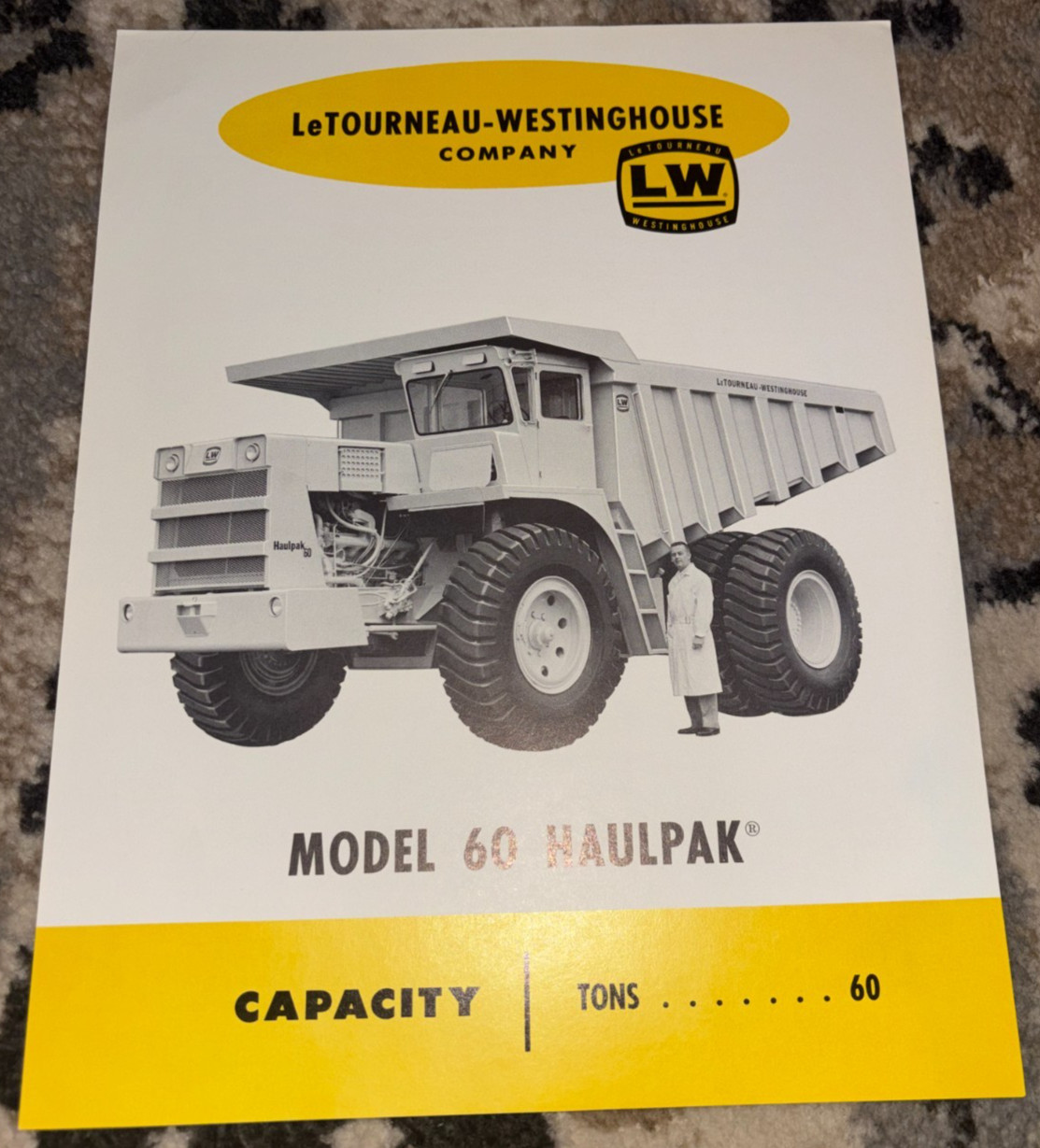 LeTourneau Westinghouse Model 60 HaulPak Truck Brochure AMIL25