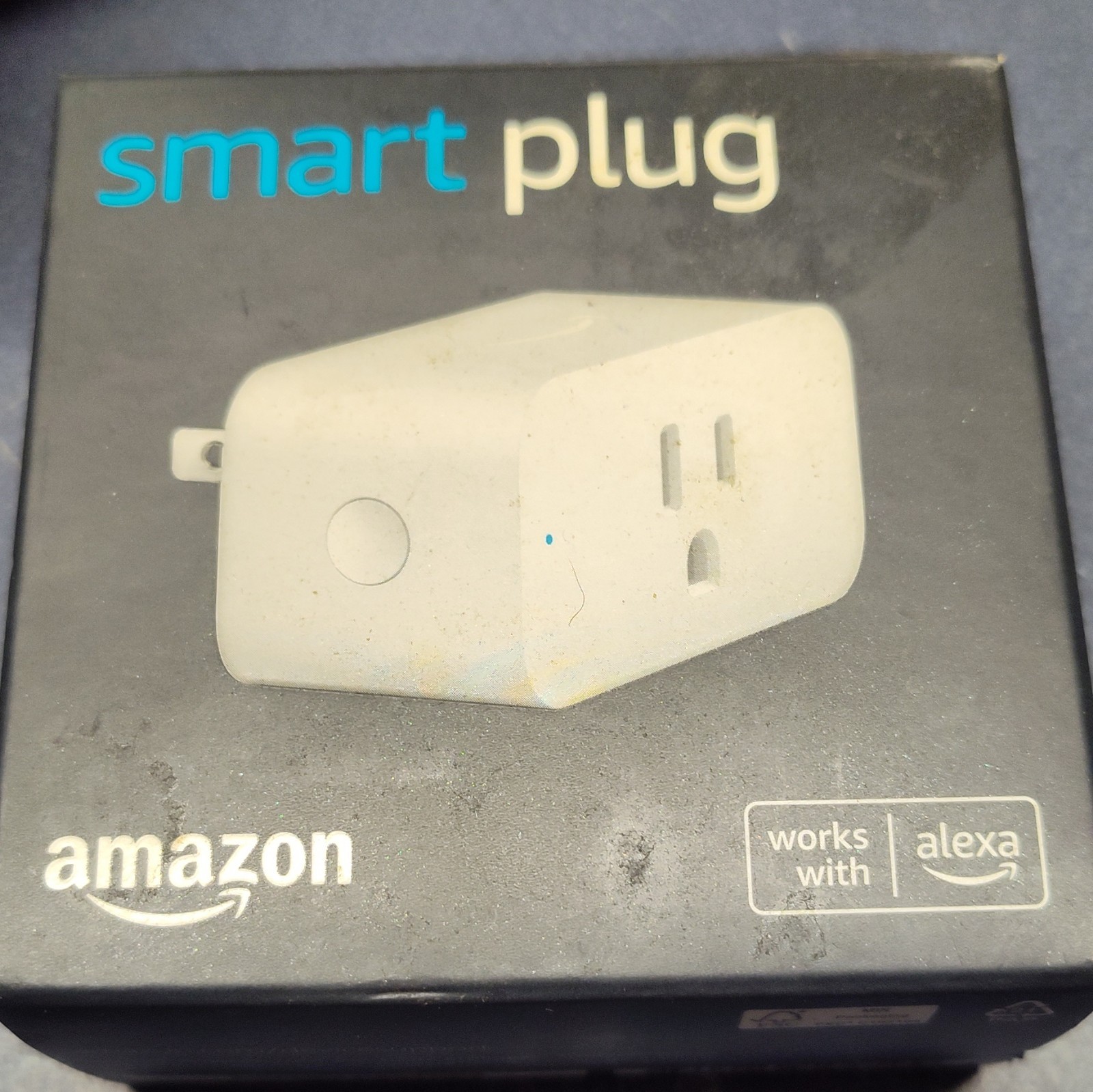 Amazon Smart Plug Wi‑Fi, Works with Alexa, White, US Type A, 1 Outlet