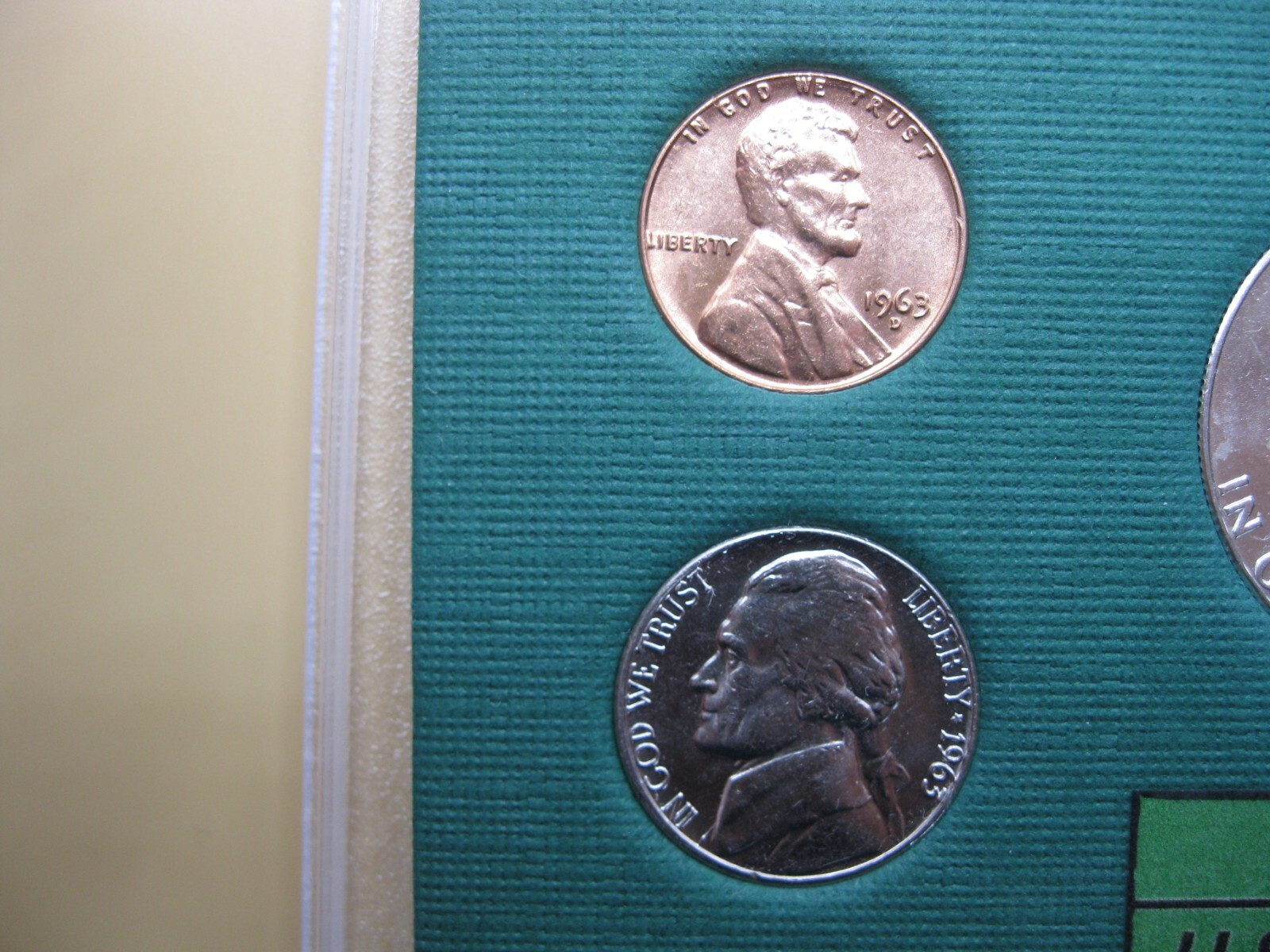 1963 D US Silver Mint Set Brilliant Uncirculated!