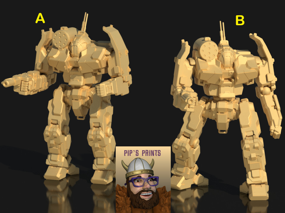 GRF-1N Griffin Mech For Battletech CGL Scale Syllogy Two Variations!