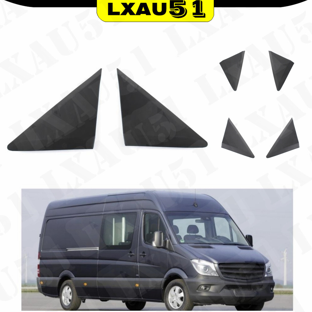 Pair Left+Right Door Mirror Center Trim Cover For Mercedes Benz/Dodge 2007-2017