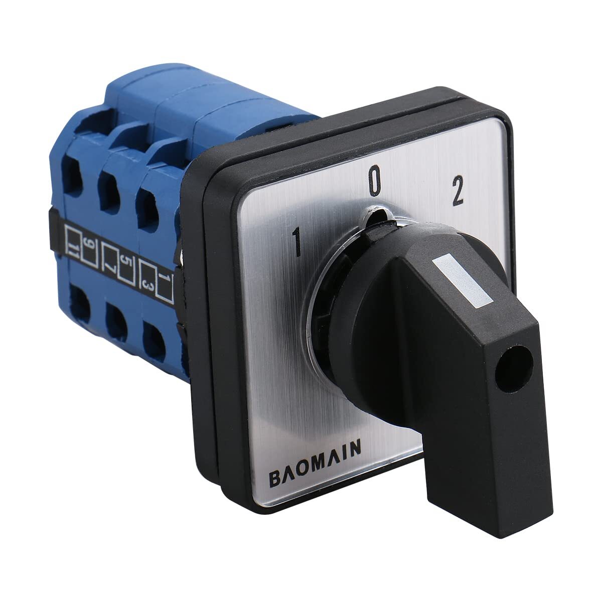 660V 20A On-Off-On 3 Positions 12 Terminals Changeover Control Rotary Cam Swi...