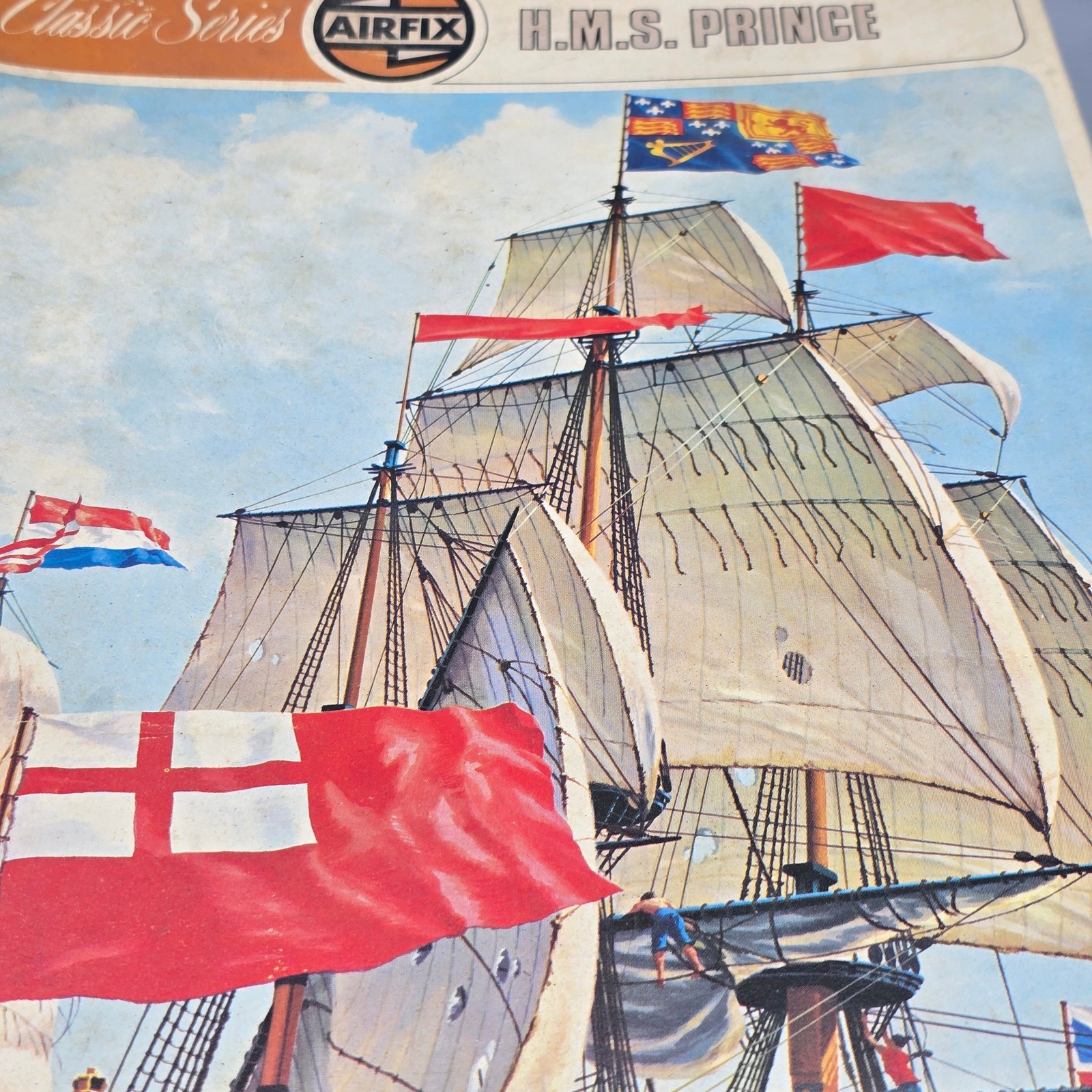 Vintage Airfix "HMS Prince" Model