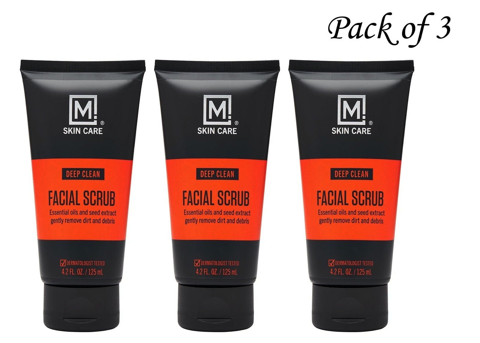M Skin Care Deep Clean Facial Scrub 4.2 Fl Oz (Pack Of 3)
