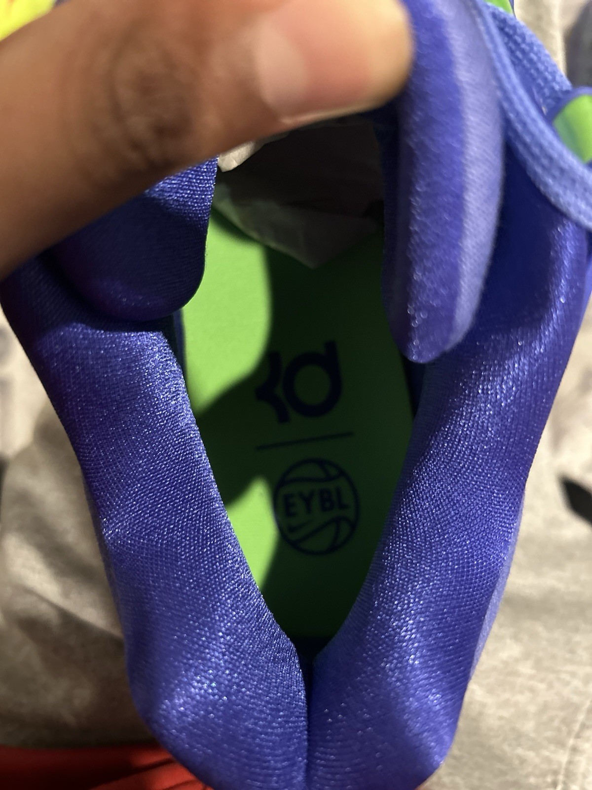 Nike KD EYBL Blue Green Basketball Sneaker. Willing to trade‼️