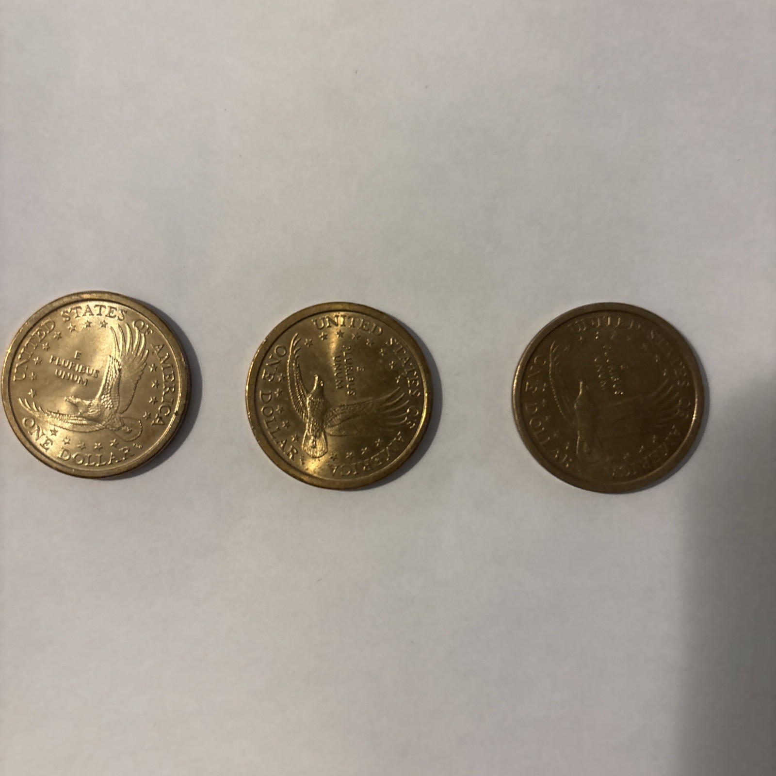 US Mint 2000 P Sacagawea Golden One Dollar Liberty Coins