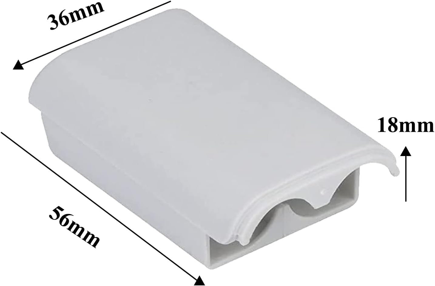 Secure Your Gaming: 2 Pcs Durable Battery Pack Covers for Xbox 360 Controllers