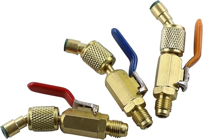 Refrigerant Charging Hose with Ball Valves (Yellow Jacket)