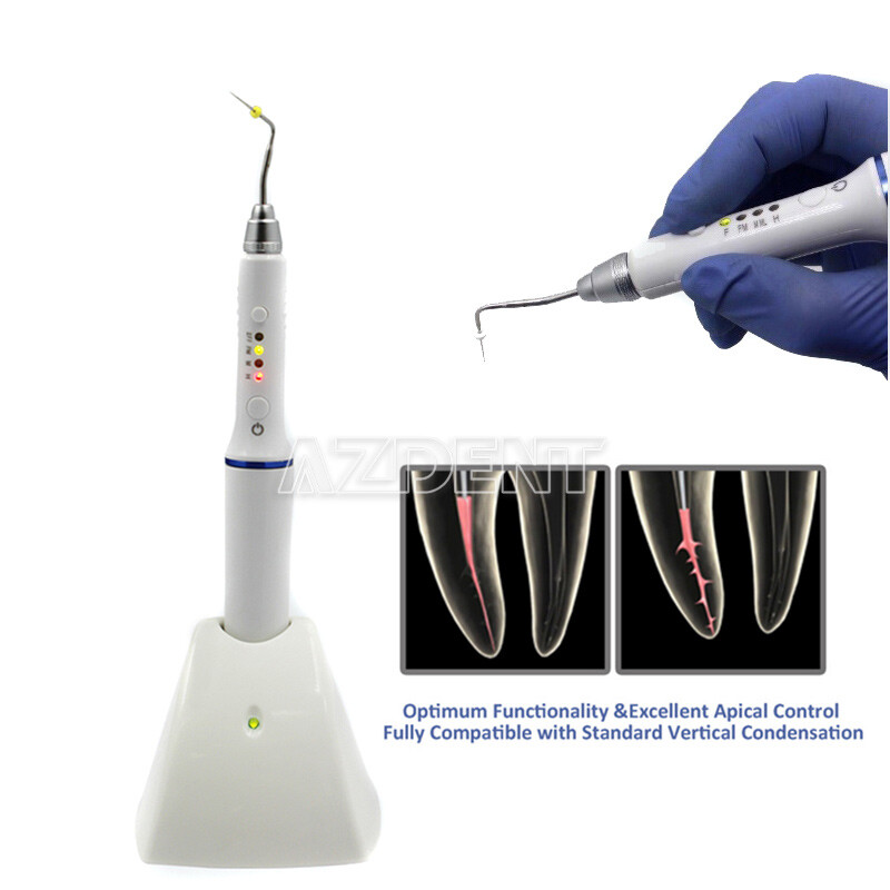 Dental Cordless Gutta Percha Obturation System Endo Heated Pen Handle/4pcs Tips