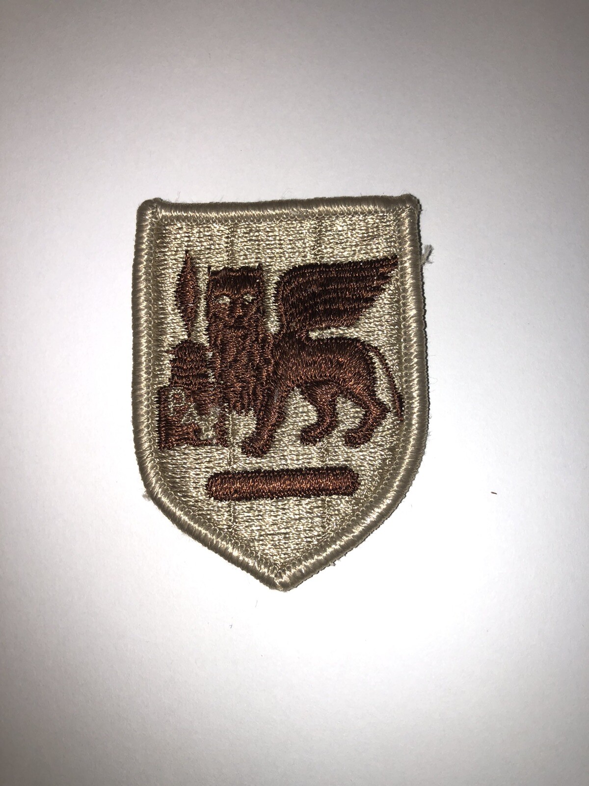 Southern European Task Force Desert Brown & Tan U.S. Army Shoulder Patch