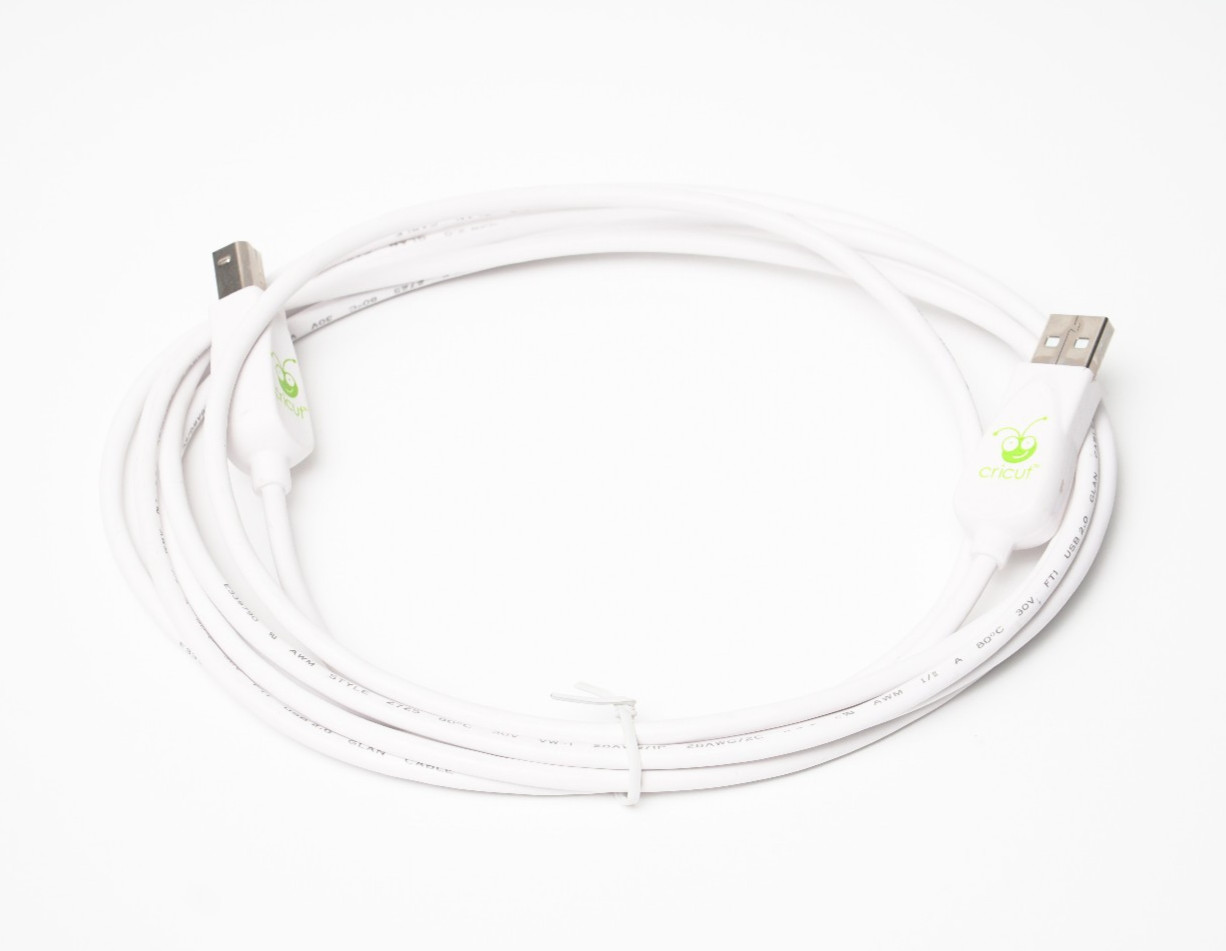 Cricut 3 USB Cable 10' For Maker & Explore Type A male to USB Type B male