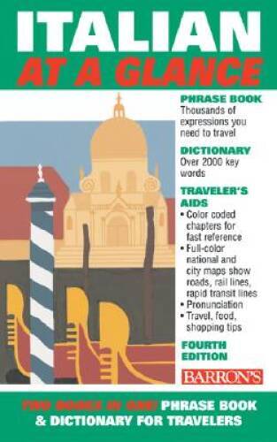 Italian At a Glance (At a Glance Foreign Language Phrasebooks) - GOOD