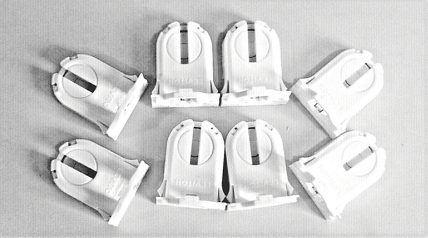 8 of Leviton 23661-SNP Fluorescent Lamp Holder T8/T12 Shunted Bi-Pin Sockets
