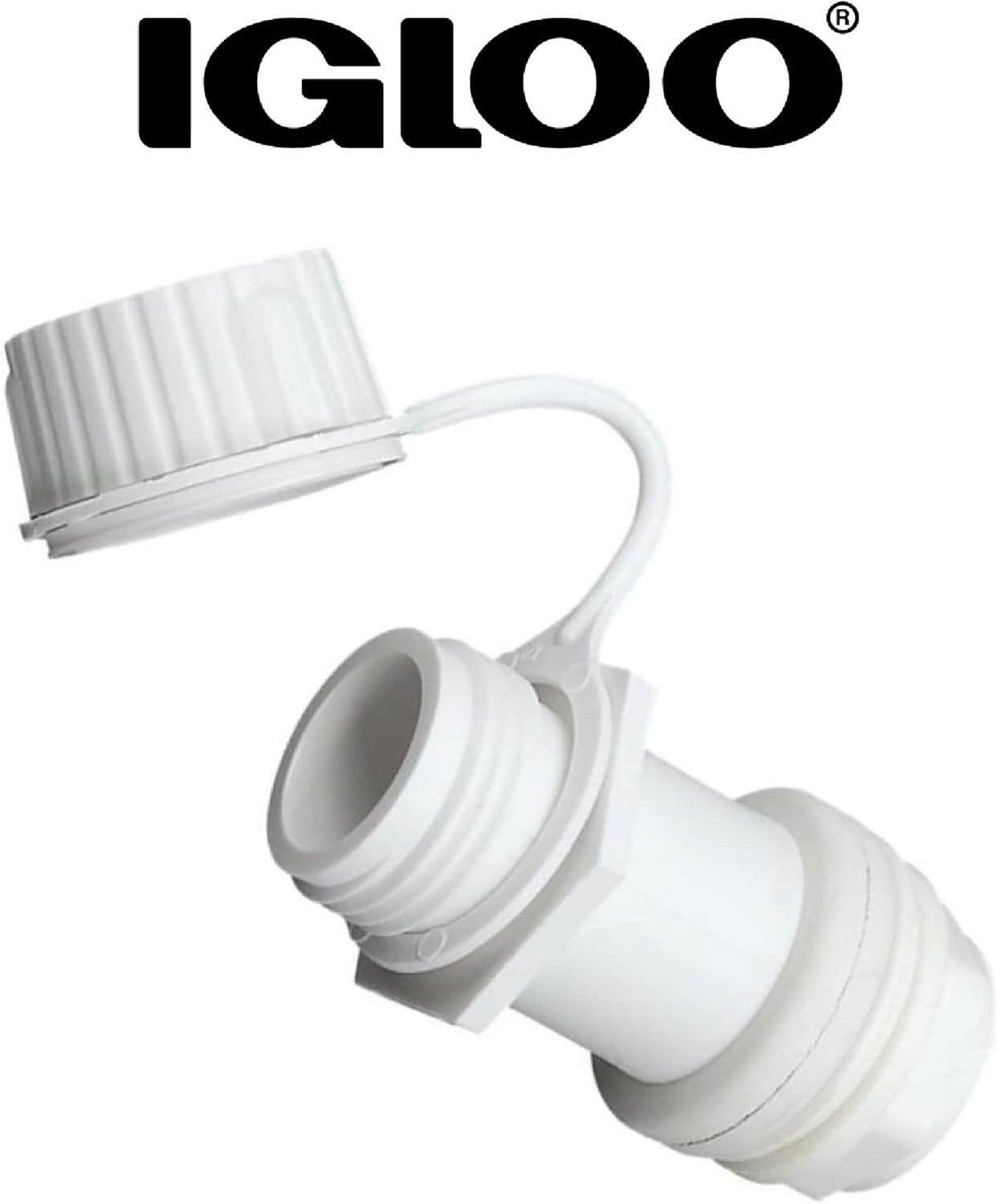Igloo Replacement Threaded Drain Plug One Size Coolers And Ice Chests White NEW