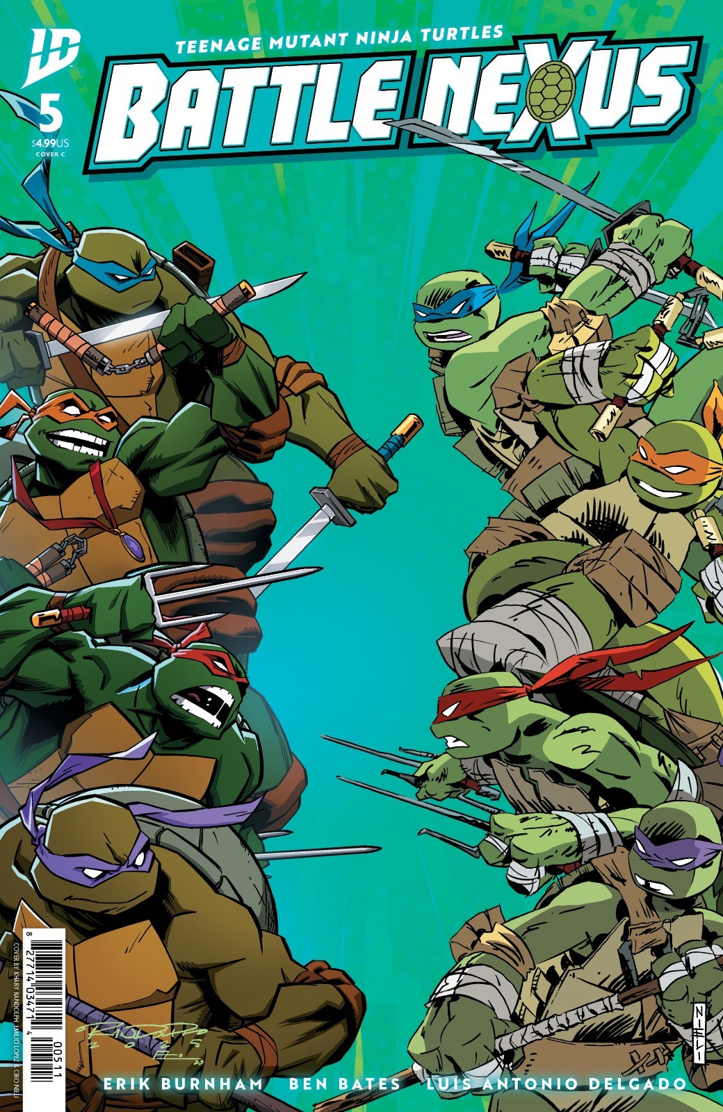 Teenage Mutant Ninja Turtles: Battle Nexus #5 Variant C (Nieli & Randolph) (IDW)