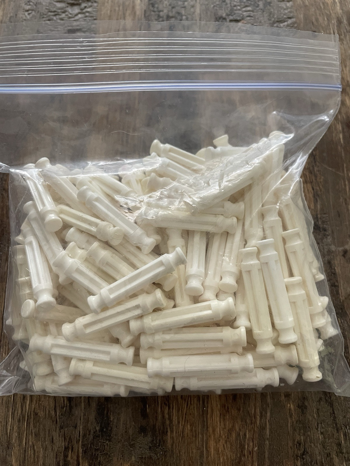 K'nex 1.25" White Connectors Pack Of 120
