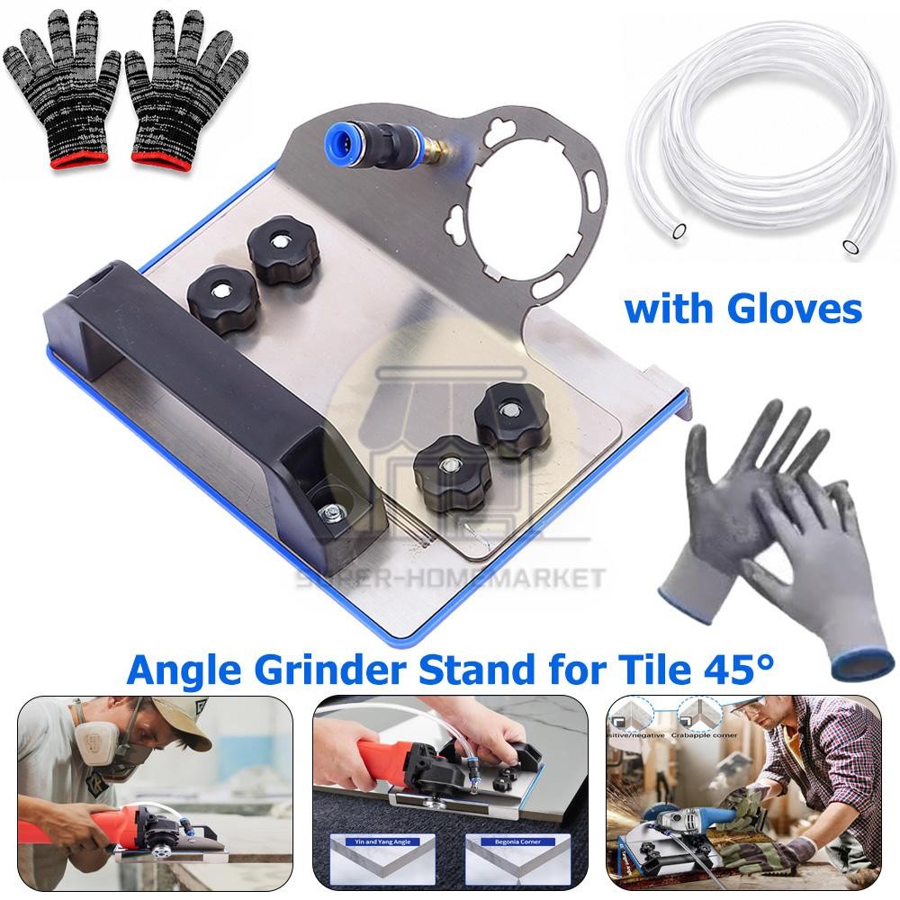 Angle Grinder Stand For Tile 45 Degree Chamfer Cutting Tile Chamfering Tool New