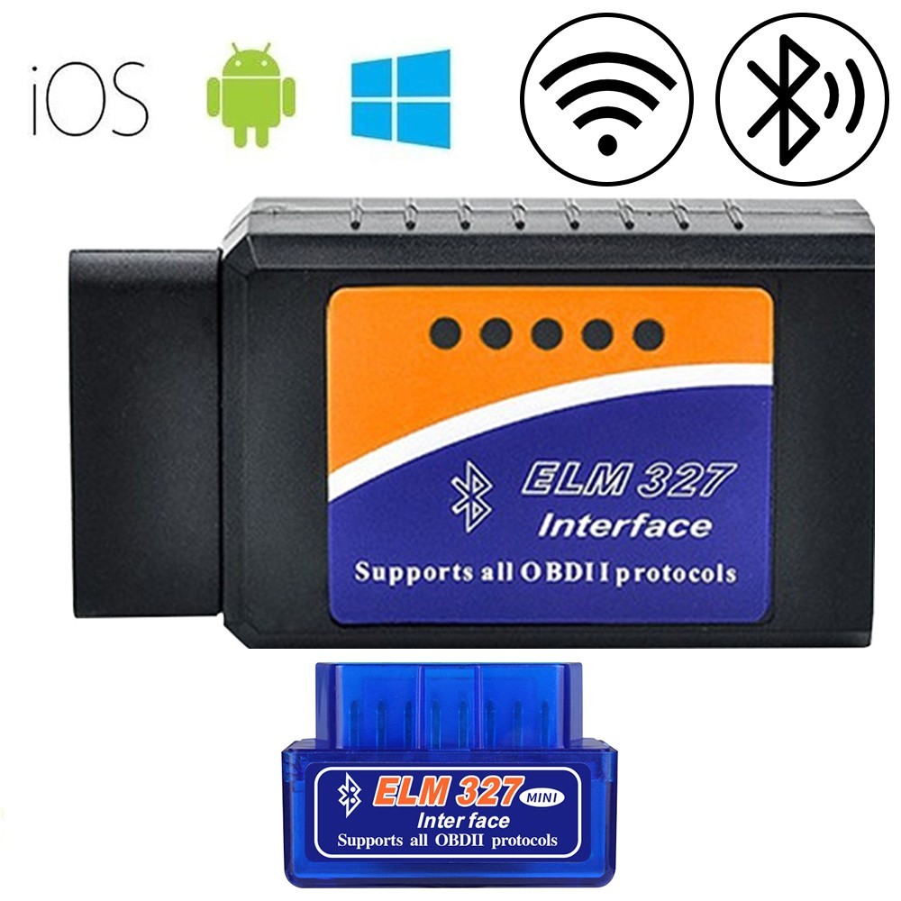 ELM327 V2.1Bluetooth OBD2 Code Reader Car Diagnostic Scanner for Android and iOS