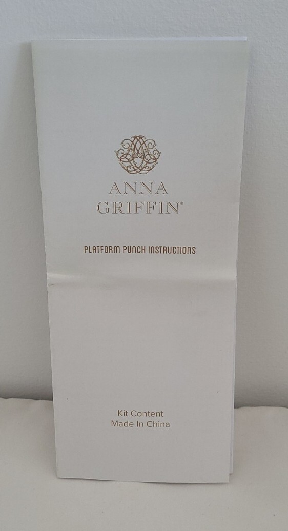 Anna Griffin Platform Punch With Stamps
