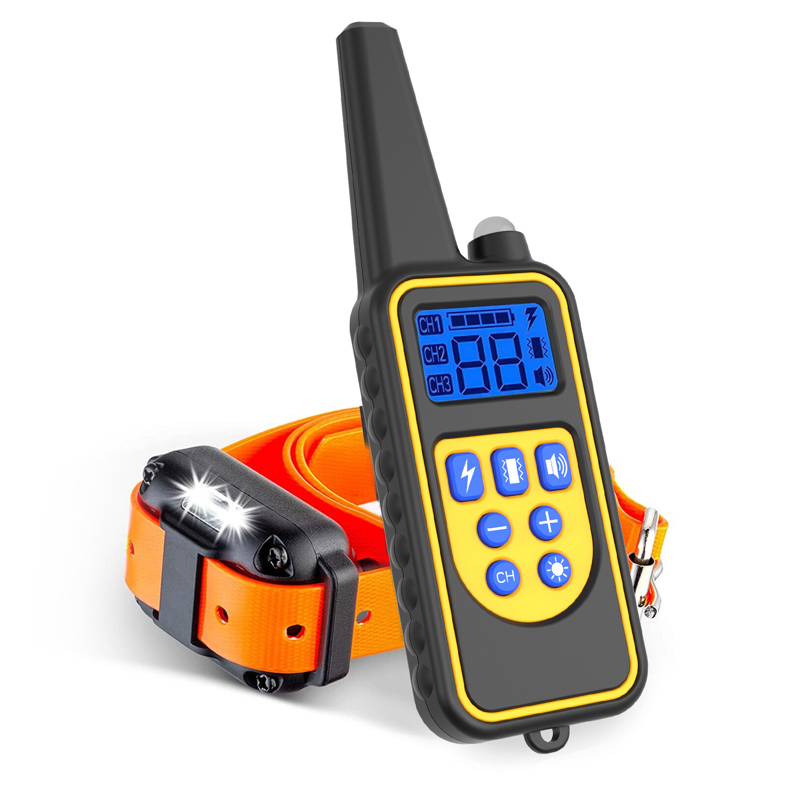 3000 FT Remote Dog Shock Training Collar Rechargeable Waterproof Pet Trainer US