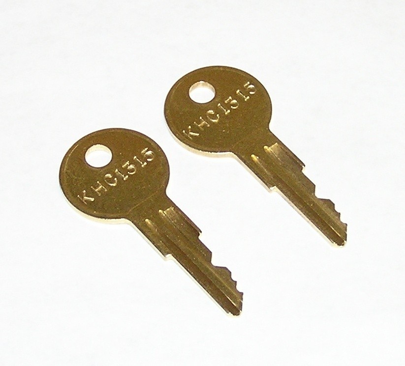 2 - KHC1315 Replacement Keys fit Kason, Kolpak, Norlake Refrigeration Equipment