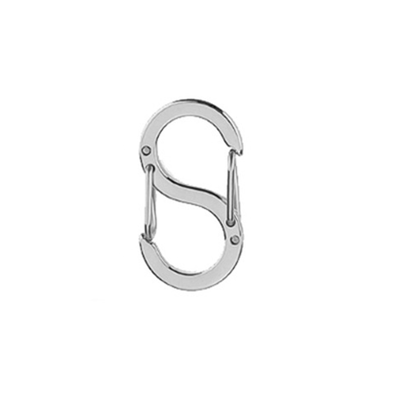 Titanium Alloy Hanging Buckle EDC 8-shape S-shape Hook Clasp For Keychain Ring