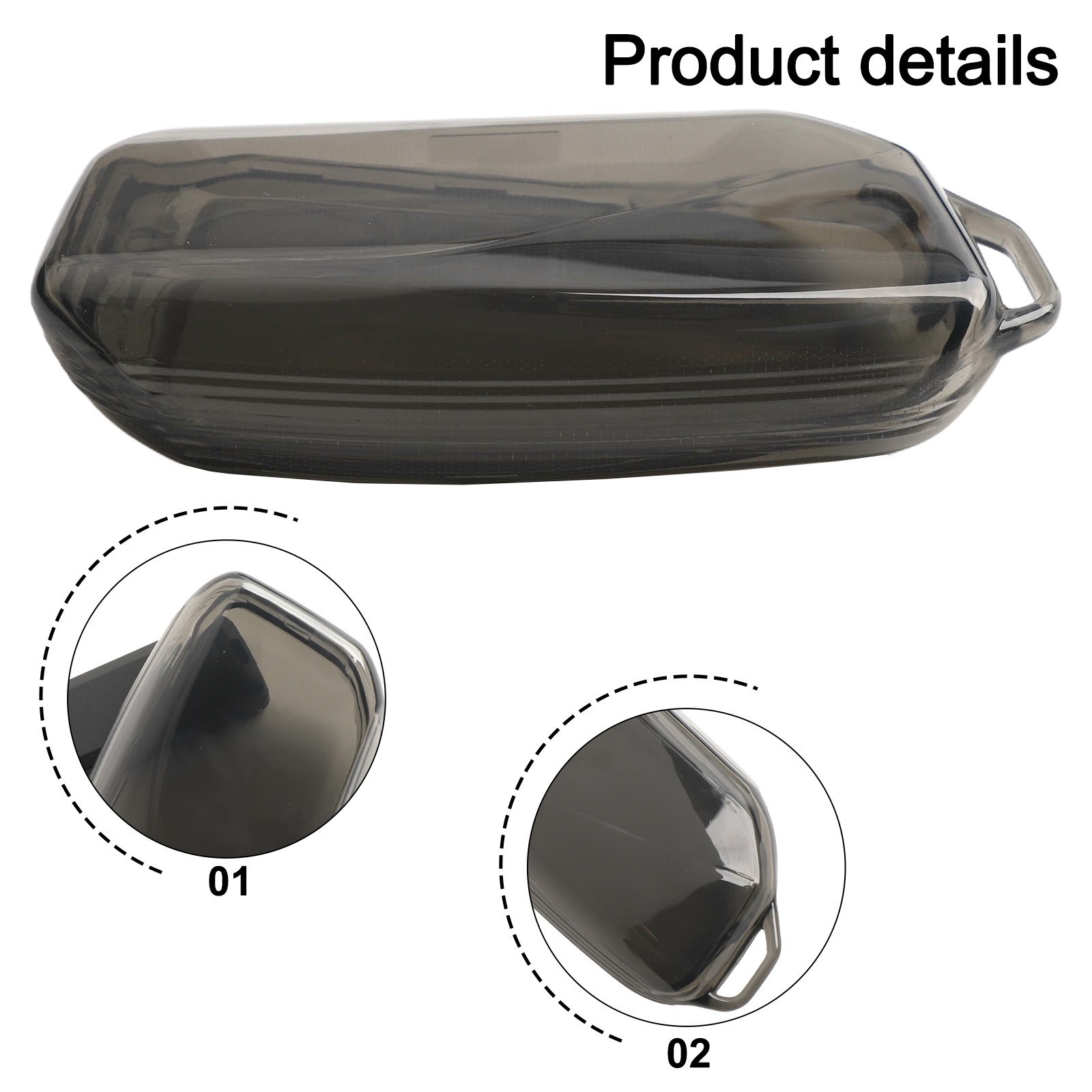 Key Case Auto High Strength Protection Push Button Replacement Stylish