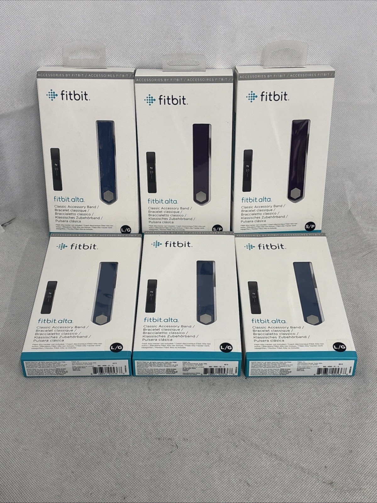 Brand New Fitbit Alta Classic Accessory Band Mixed Size and Color *Lot of 6*