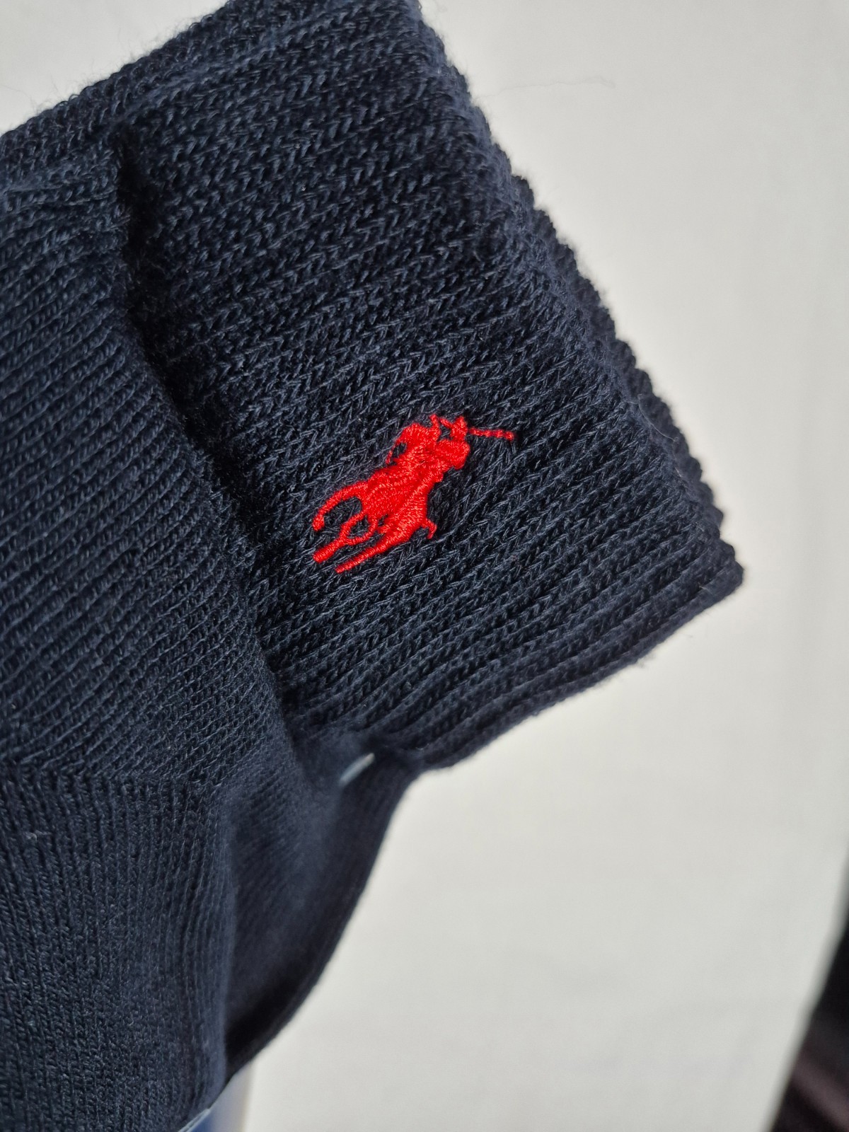 Polo Ralph Lauren Mens Quarter Sports Casual- Socks 6 pair SZ 6-12 Dark Blue