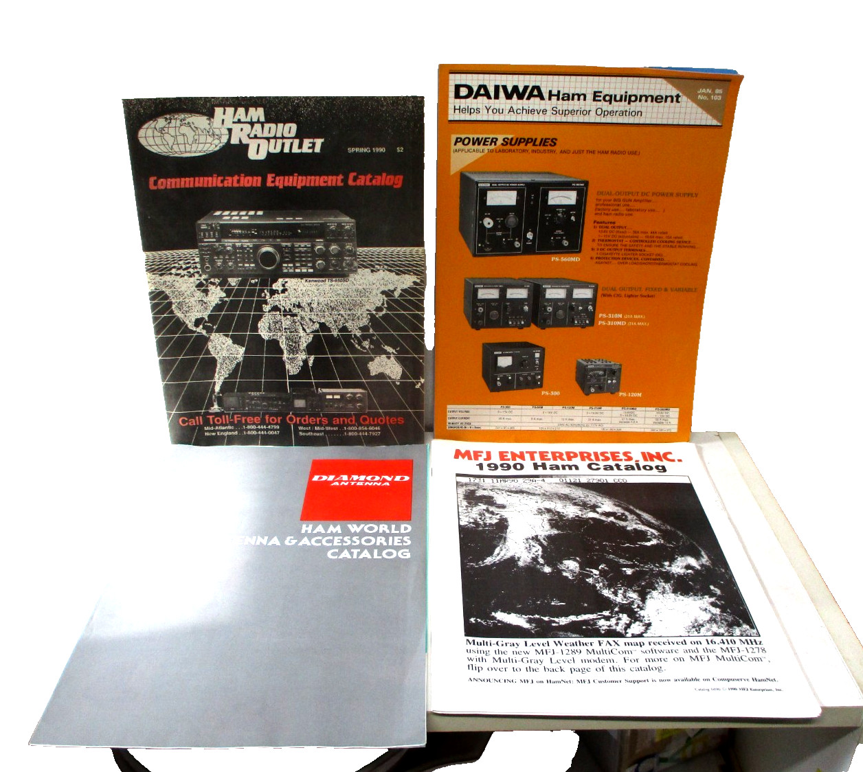 CB and Ham Radio antenna catalog flyer lot Ham Radio Outlet MFJ Diamond Daiwa