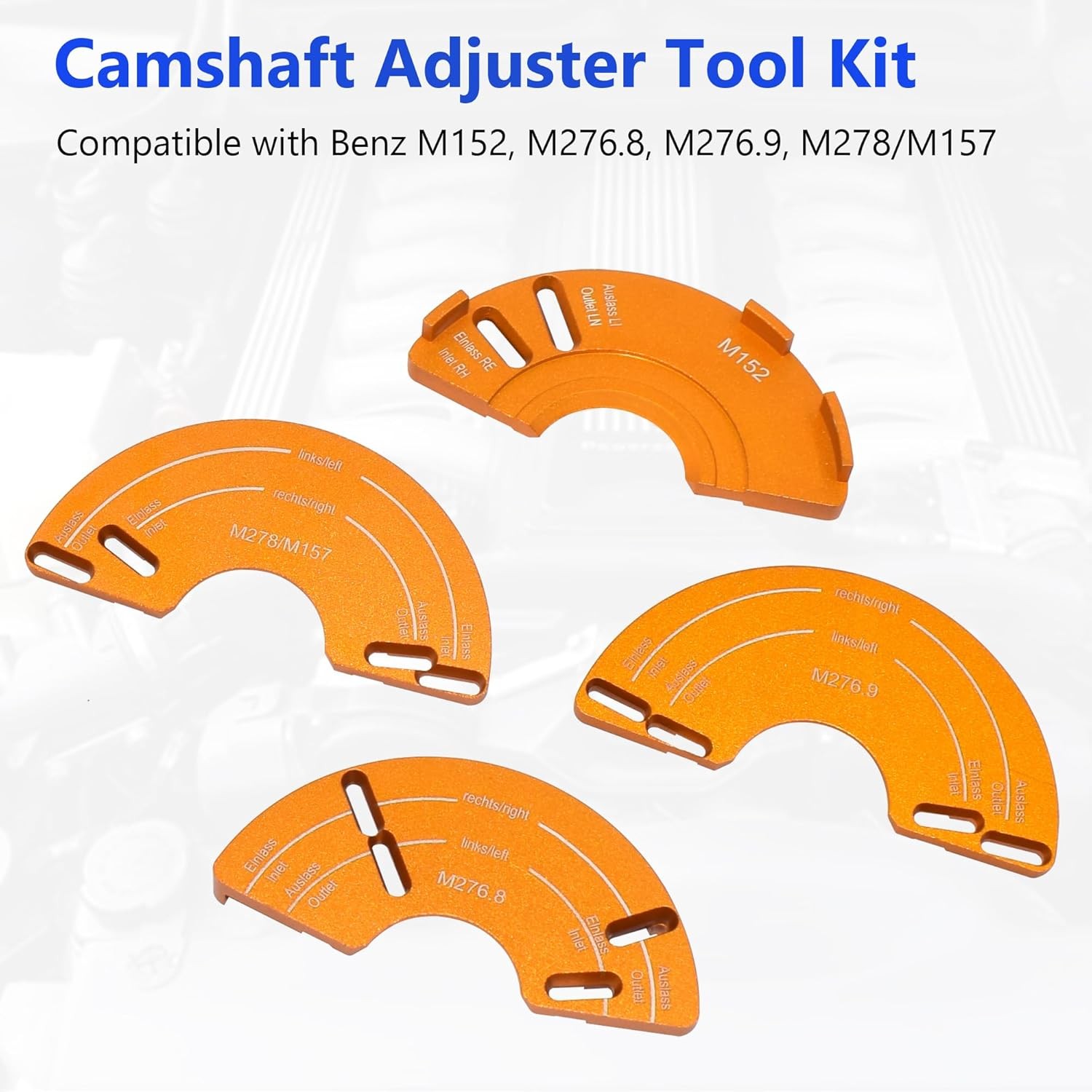 Engine Alignment Locking Timing Tool Kit with 4PCS Camshaft Adjuster Tool...