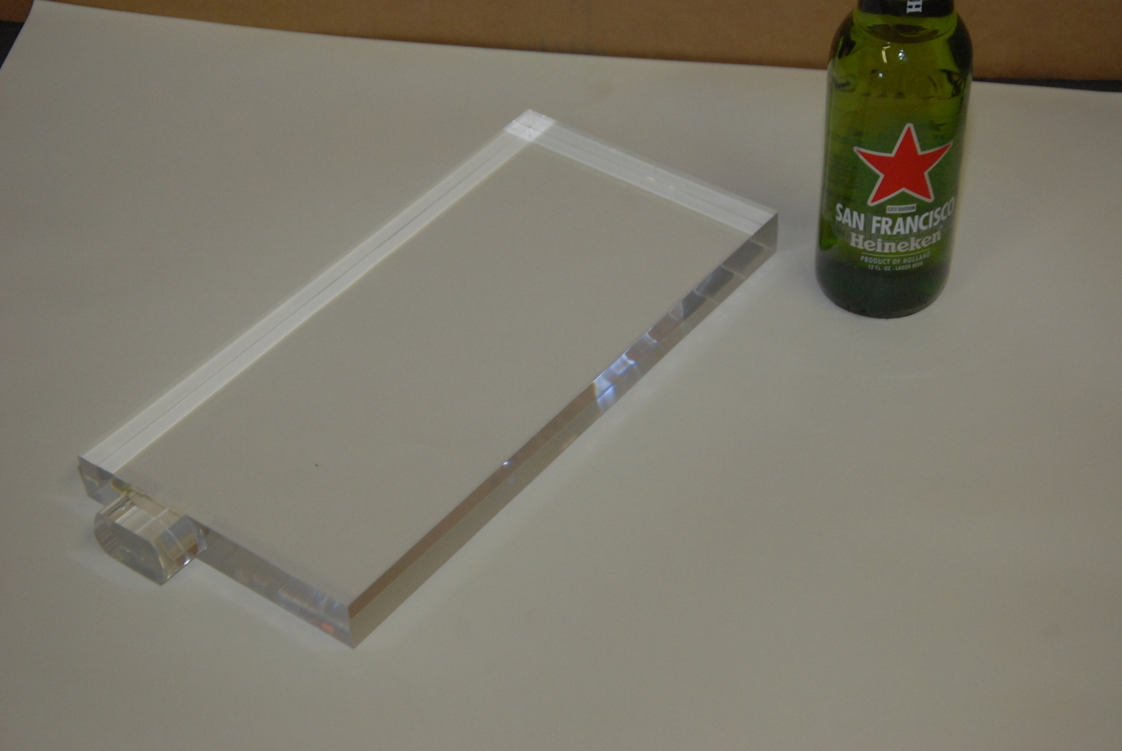 Plastic Scintillation Material;11-13/16x5-25/32x15/16 acrylic block. INV=24563