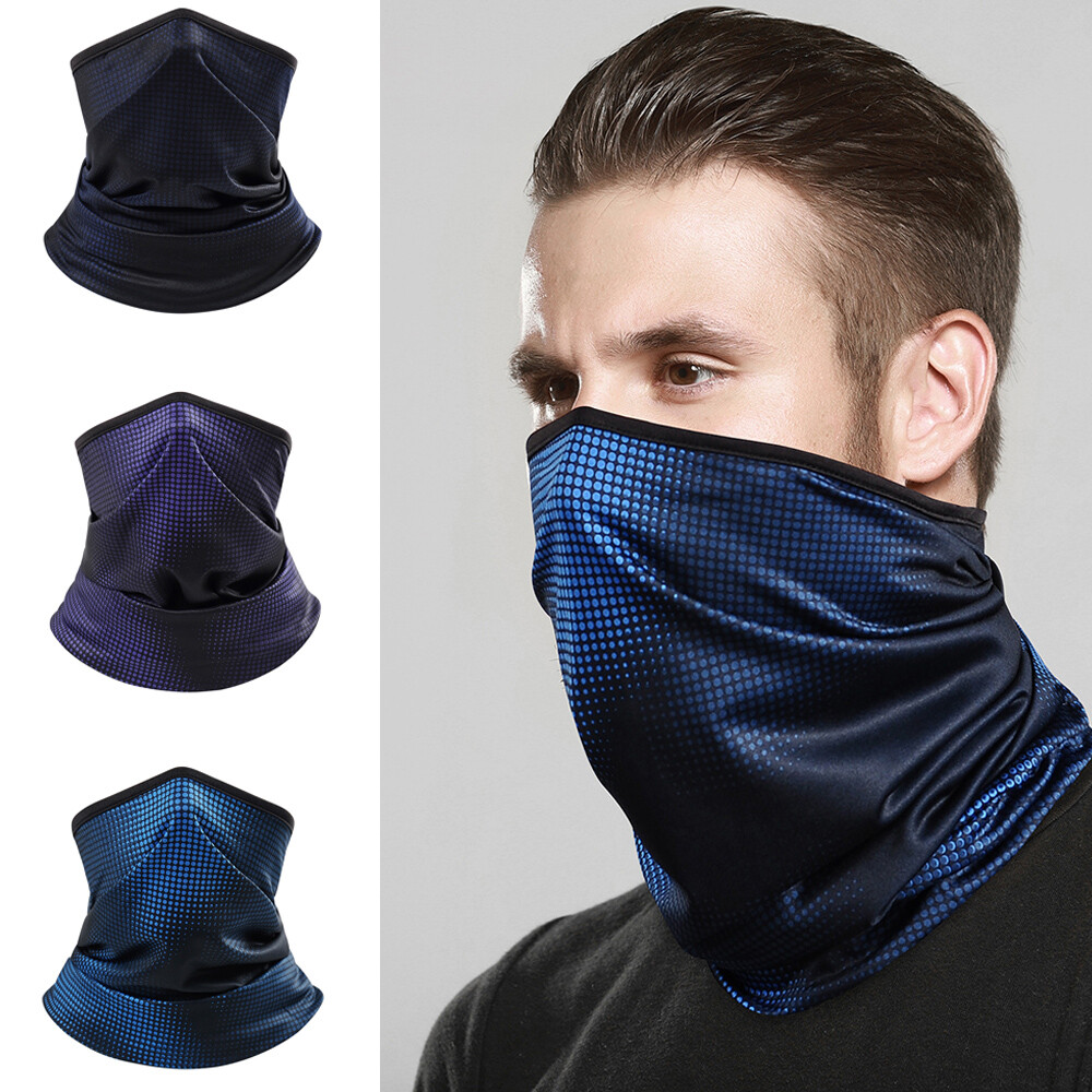 Neck Gaiter Breathable Face Cover Sun UV Protection Bandana Scarf for Men Women