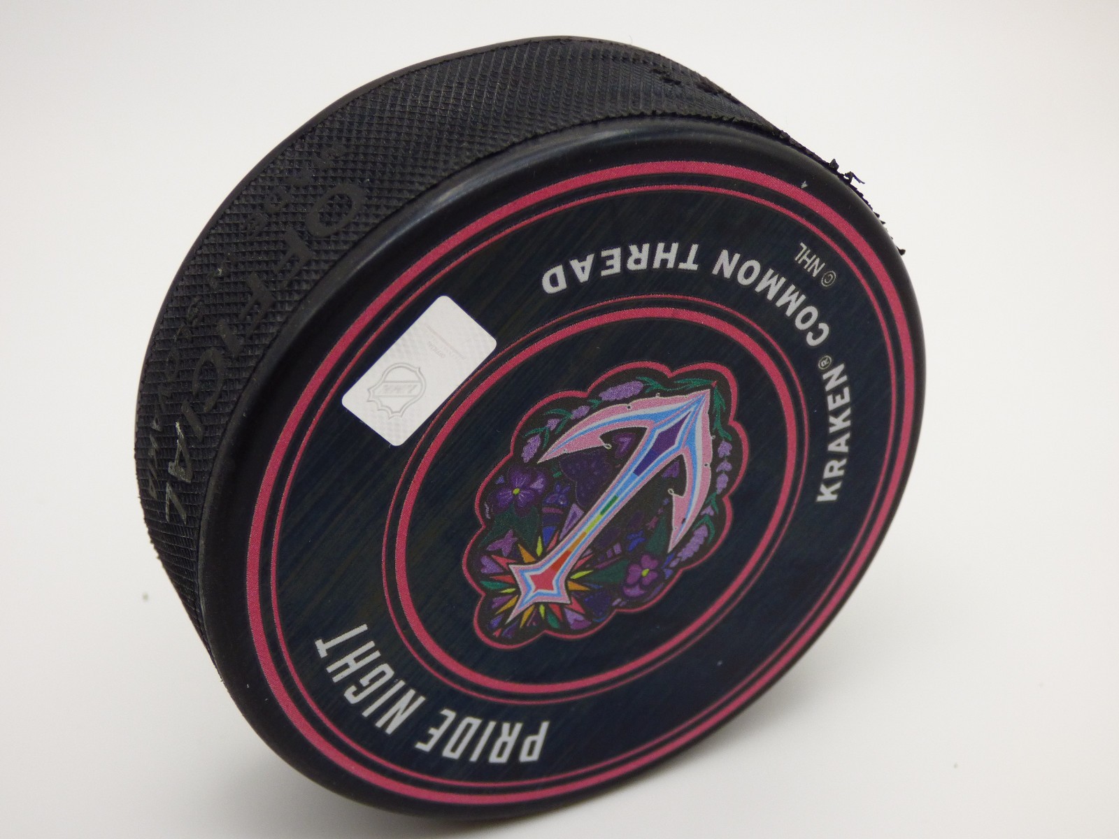 Seattle Kraken - 2025-26 Common Thread - Pride Night - Puck [Black]