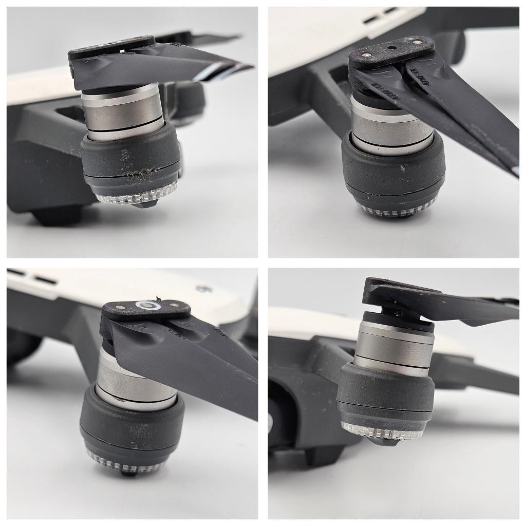 DJI Spark Drone MM1A Alpine White Fly More Combo 1080p w/ Case & Controller
