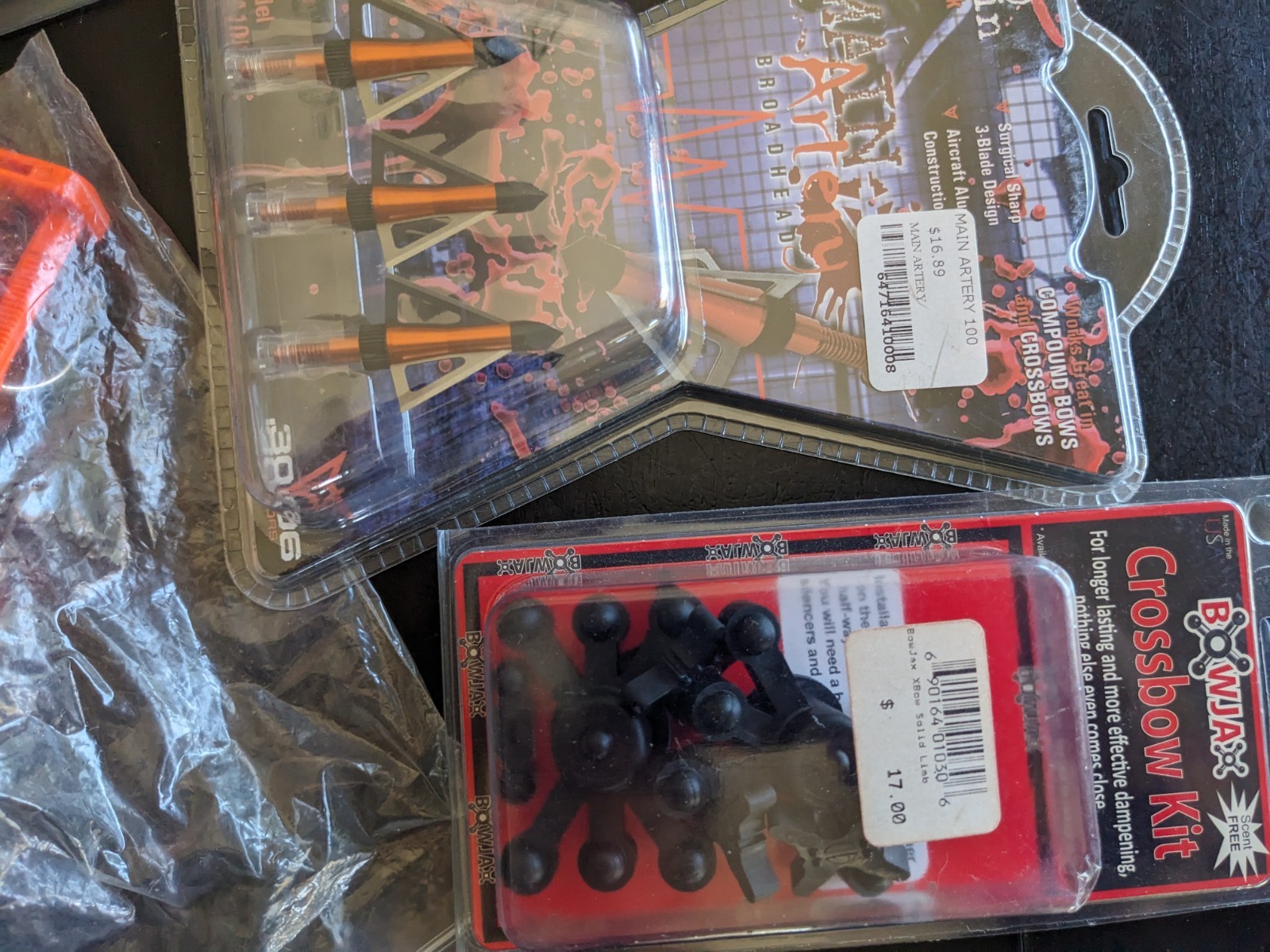 Crossbow Kit - Cocking system, Broadheads, Safety and Dampeners