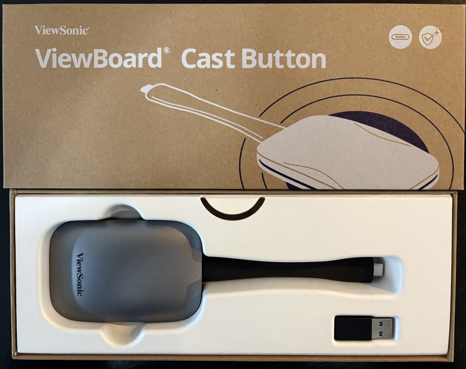 Viewsonic - VB-WPS-001 - ViewSonic ViewBoard Cast Button for Wireless