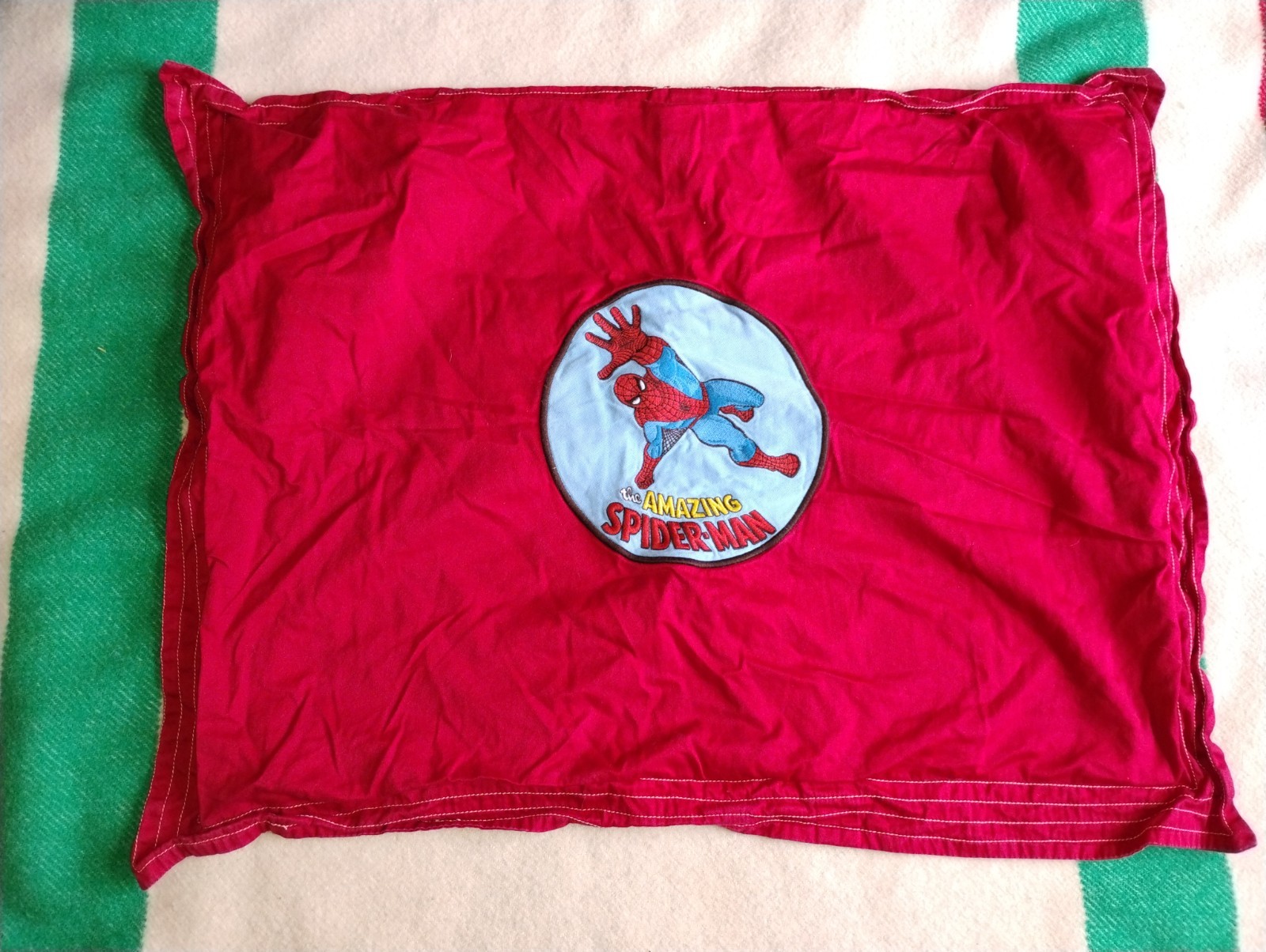 Pottery Barn Kids Spiderman Standard Pillowcase Marvel Comics