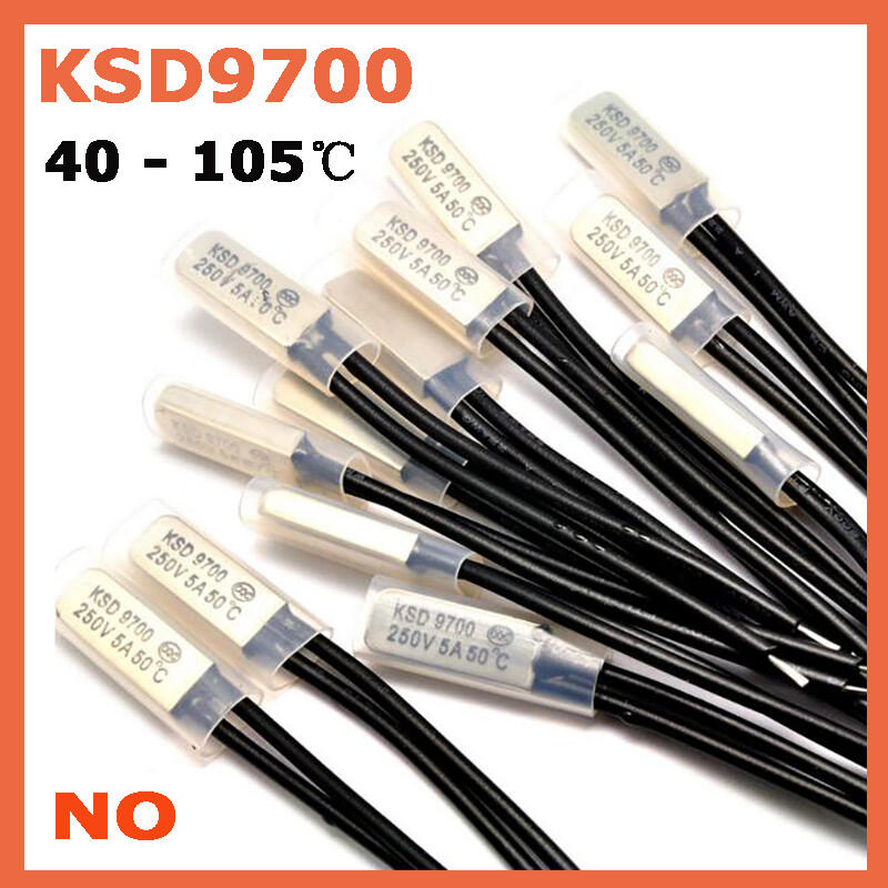 KSD9700 Temperature Switch Thermostat Thermal Protector NO 40 to 105 degrees