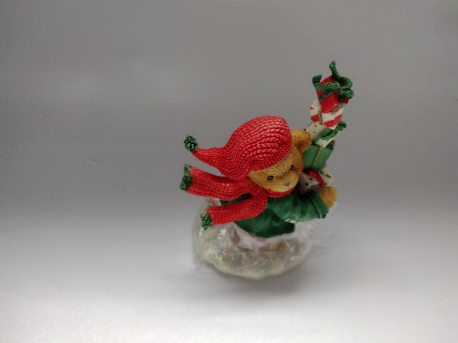 Cherished Teddies Figurine "Guy", "I Come Bearing Gifts For Everyone" 2001 - NIB