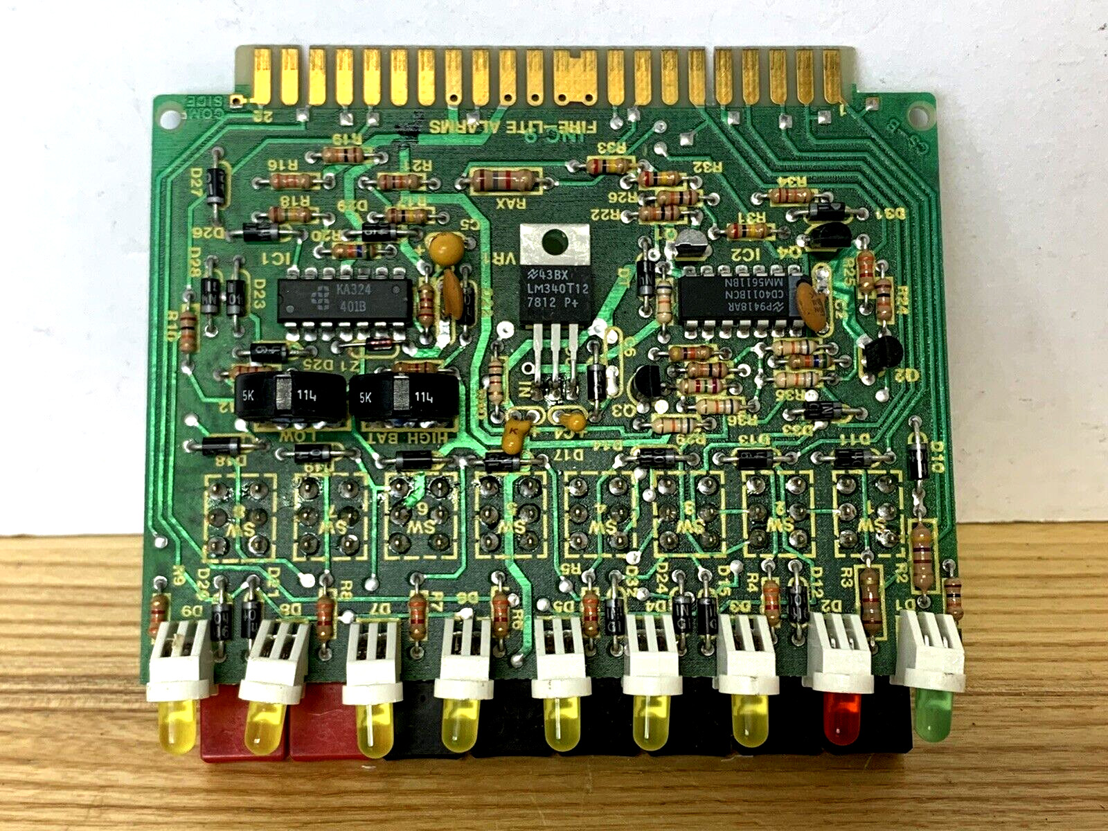 Fire Lite INC-9 Indicator Control Card For Sensiscan 1000 Fire Alarm