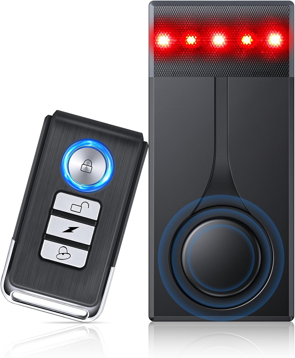 108Db Car Alarm System, Vehicle Anti-Theft Vibration Sensor Alarm & Red Light, W